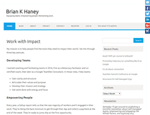 Tablet Screenshot of briankhaney.com